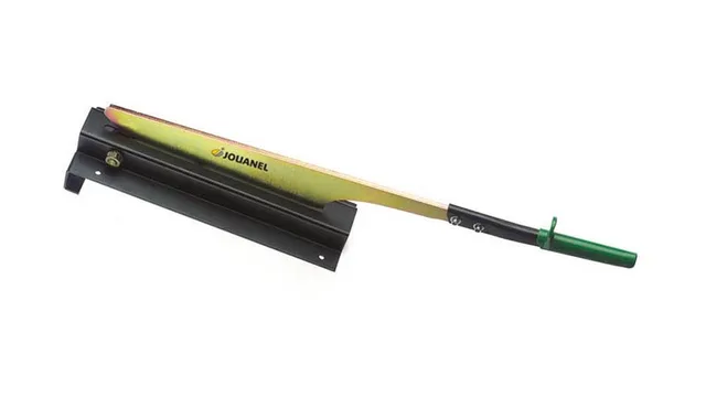 Gilotinové nůžky na přírodní břidlici, délka střihu 220 mm, max. tloušťka břidlice 7 mm, CGAF