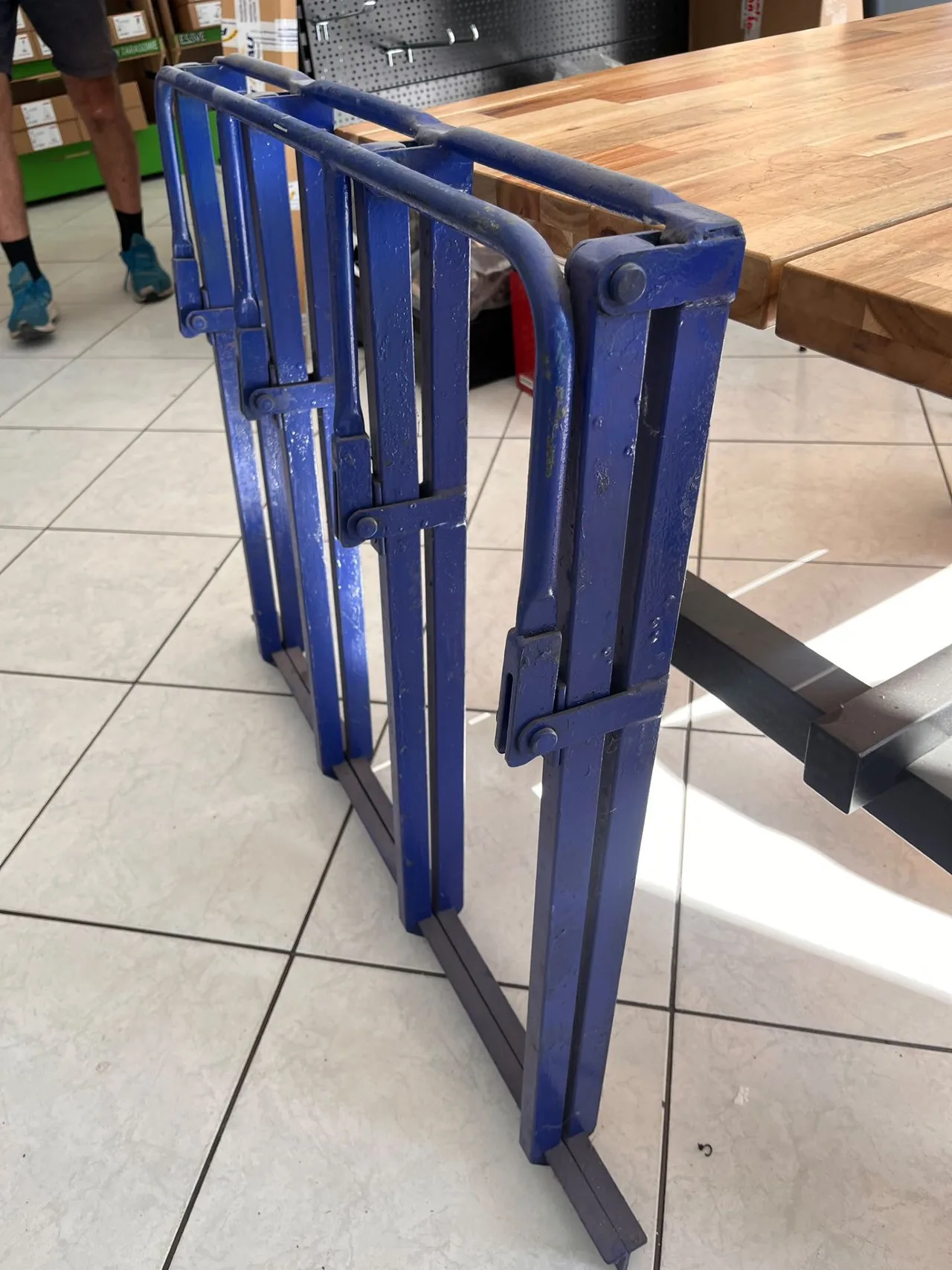 Lehká ruční ohýbačka RAU 1000 mm, system BG – použitá