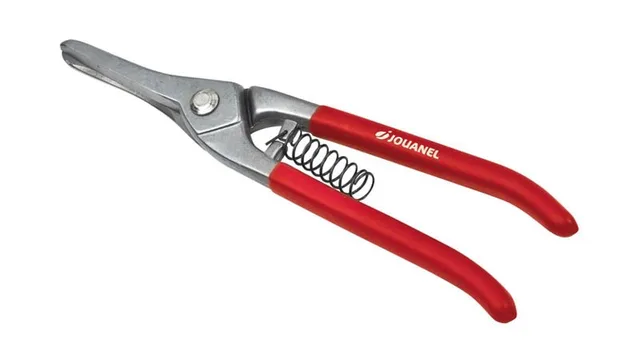 Univerzální nůžky na plech s pružinou, 2 úzké čepele, 260 mm CUND
