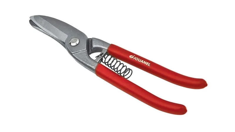 Univerzální nůžky na plech s pružinou, pravostranný střih, 1 úzká čepel, 1 široká čepel, 260 mm CUDL