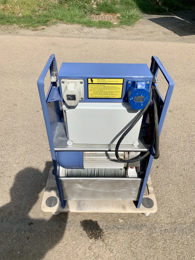 Motor GEDA po renovaci, pohled zezadu